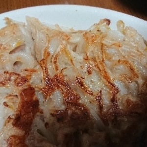 もやしと卵だけでぇ…(驚)もやしと卵のお好み焼き風